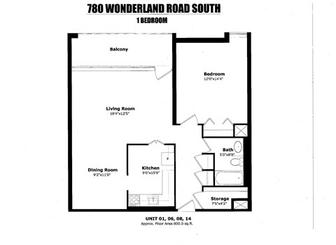 780 Wonderland Road South 1-2 Beds Apartment for Rent - Photo Gallery 13